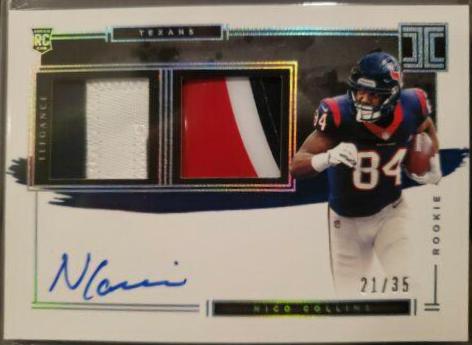 Nico Collins [Helmet, Patch Autograph] #130