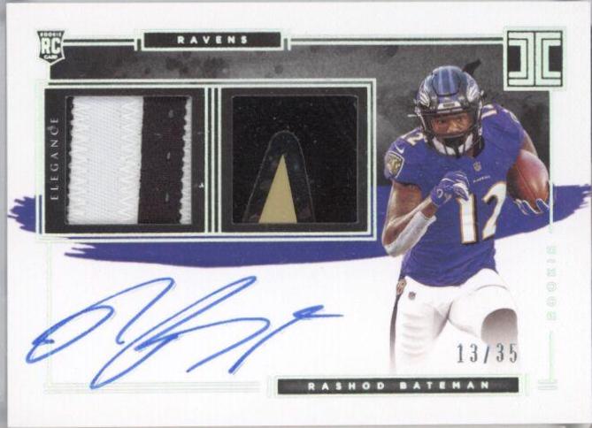 Rashod Bateman [Helmet, Patch Autograph Nameplate] #115
