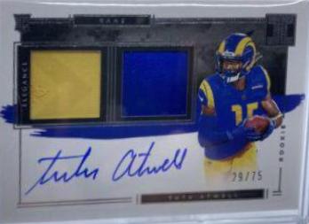 Tutu Atwell [Helmet, Patch Autograph Football] #122