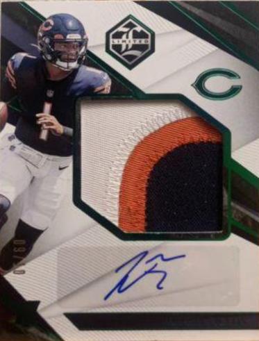 Justin Fields [Patch Autograph Emerald Spotlight] #146