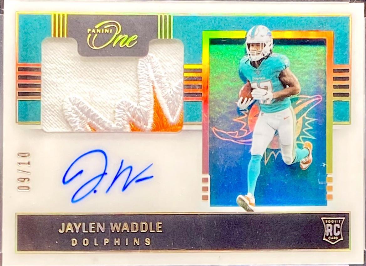Jaylen Waddle [Gold Autograph] #123