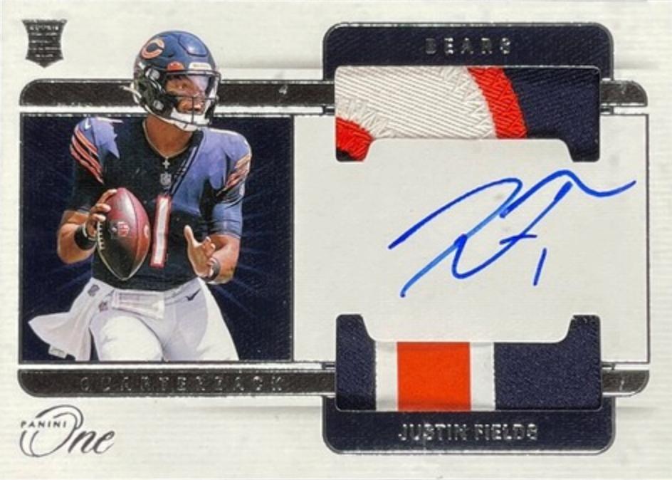 Justin Fields [Black Autograph] #34