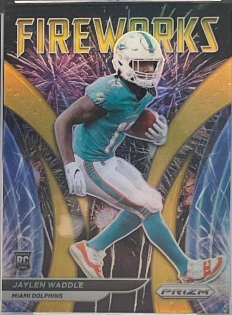 Jaylen Waddle [Gold Prizm] #F-5