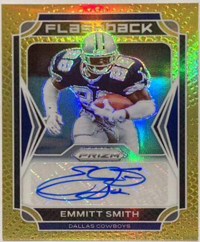 Emmitt Smith [Gold Prizm] #FA-ES