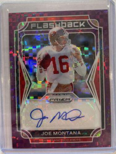 Joe Montana [Purple Power Prizm] #FA-JM