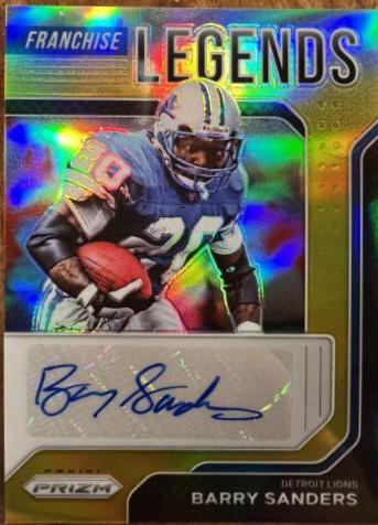 Barry Sanders [Gold Prizm] #FLS-BS