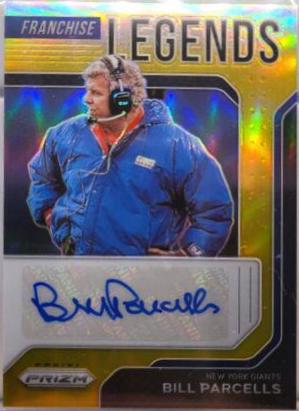 Bill Parcells [Gold Prizm] #FLS-BP