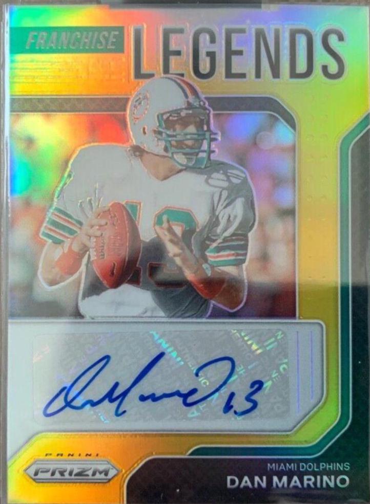 Dan Marino [Gold Prizm] #FLS-DM