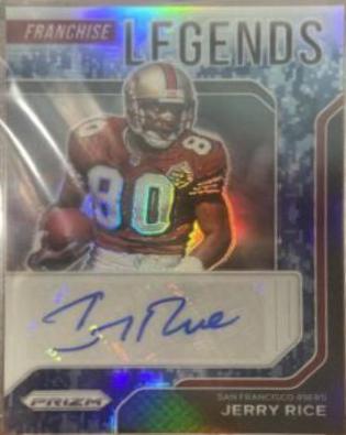 Jerry Rice [Navy Camo Prizm] #FLS-JR