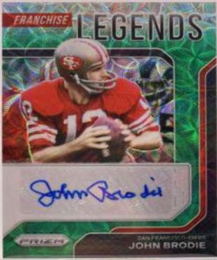 John Brodie [Green Scope Prizm] #FLS-JB
