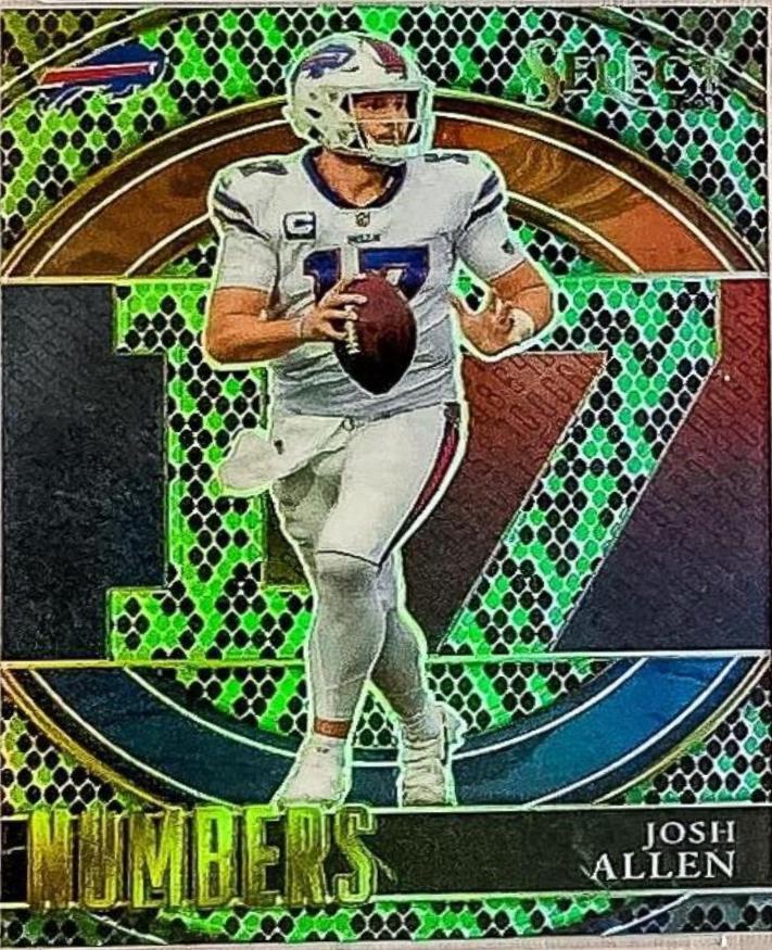 Josh Allen [Green and Black Snakeskin] #SN-2