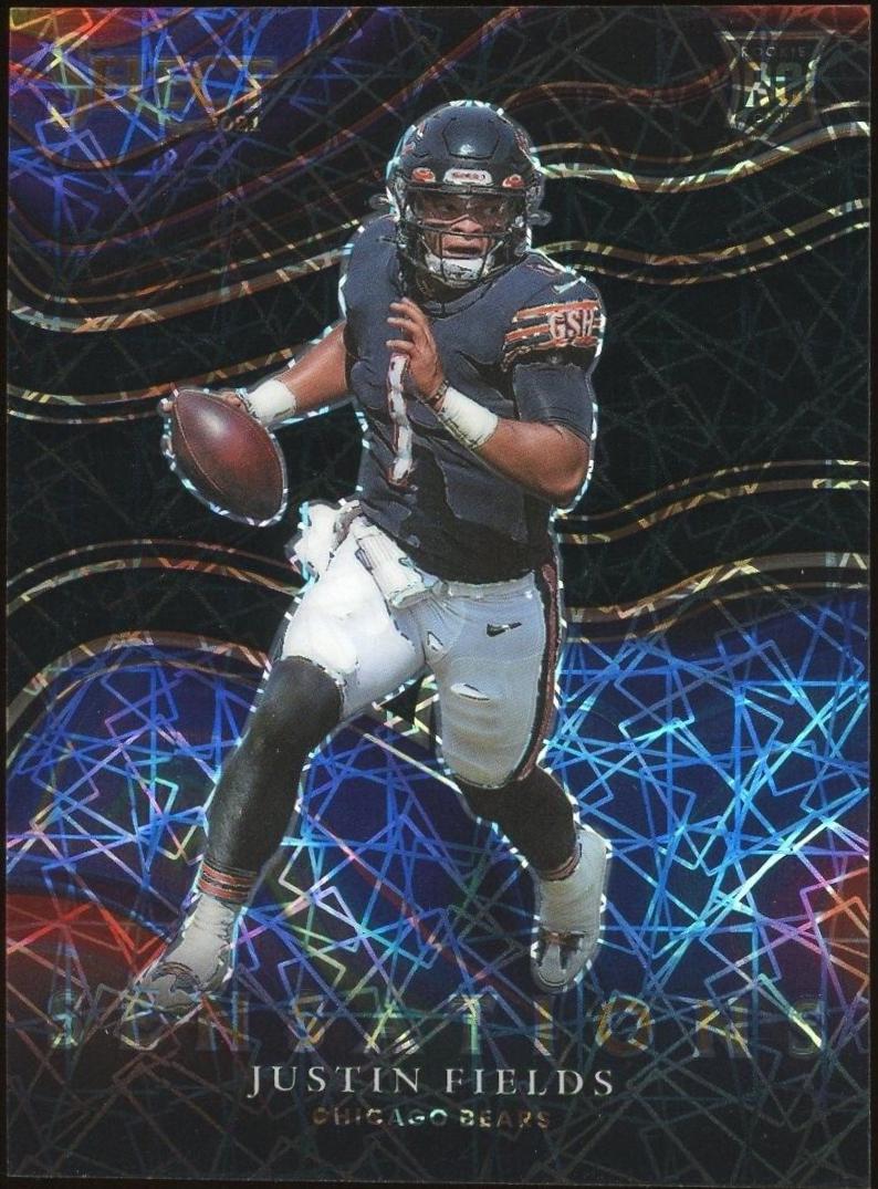 Justin Fields [Green and Black Snakeskin] #SEN-14