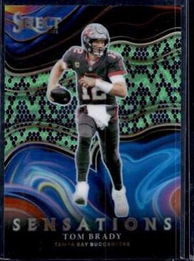 Tom Brady [Green and Black Snakeskin] #SEN-5