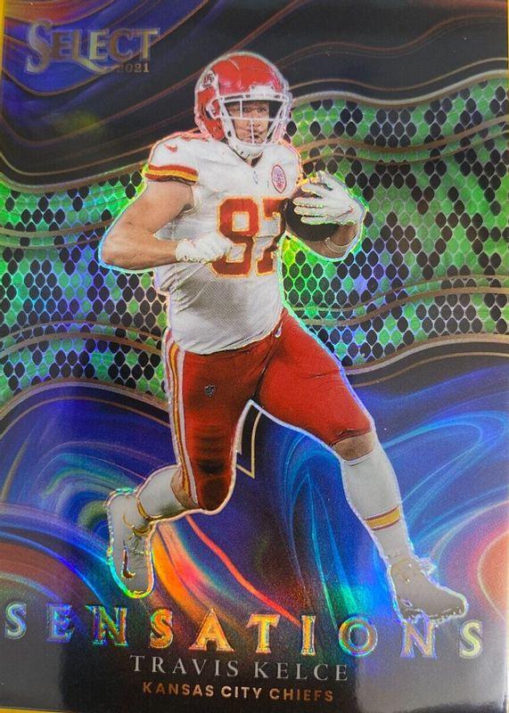 Travis Kelce [Green and Black Snakeskin] #SEN-20