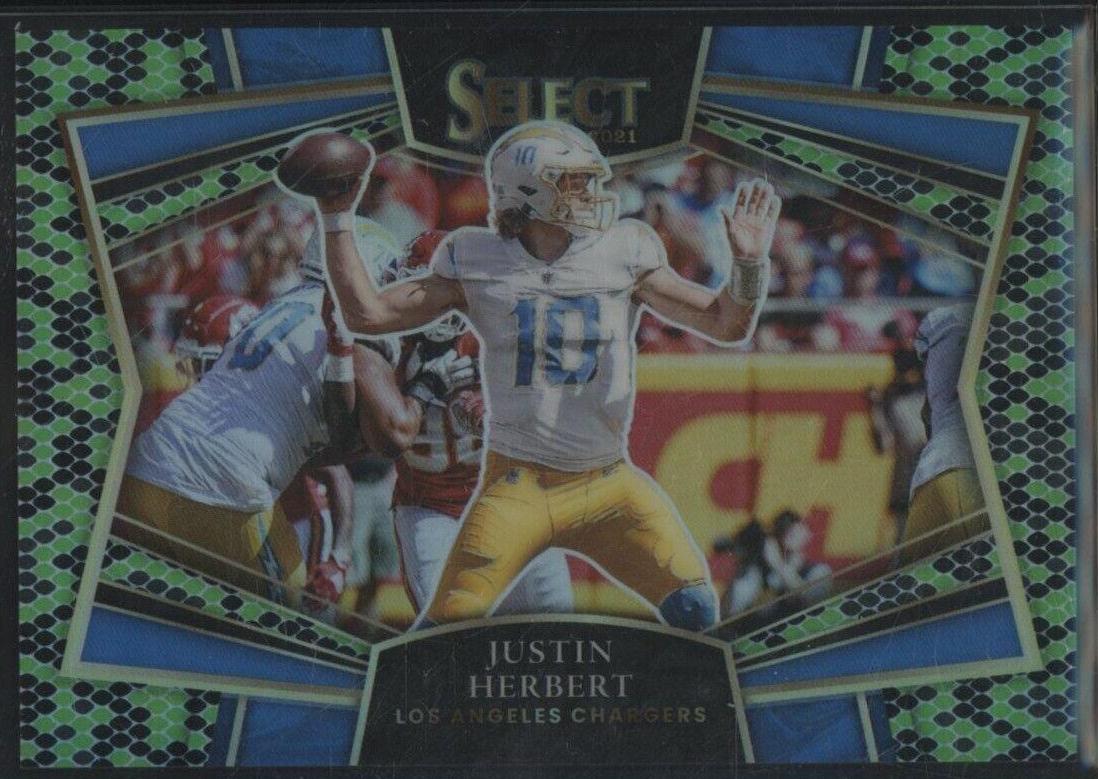 Justin Herbert [Green and Black Snakeskin] #SS-1