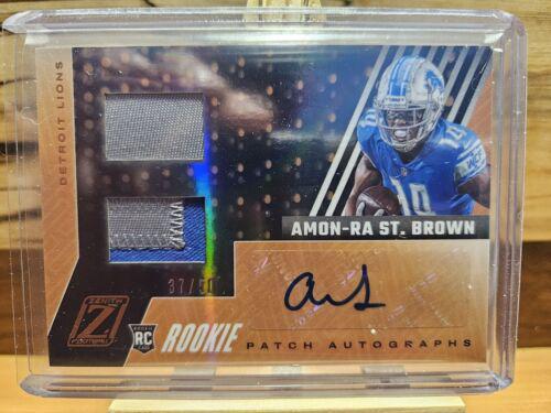 Amon Ra St. Brown [Patch Autograph Copper] #111