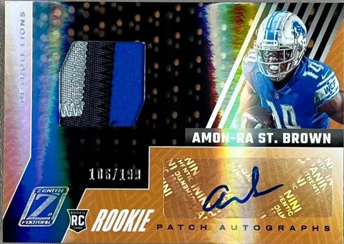 Amon Ra St. Brown [Patch Autograph] #111