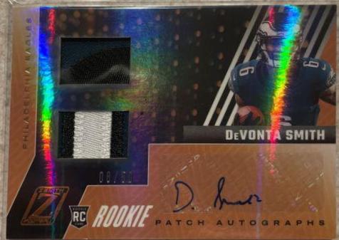 DeVonta Smith [Patch Autograph Copper] #91