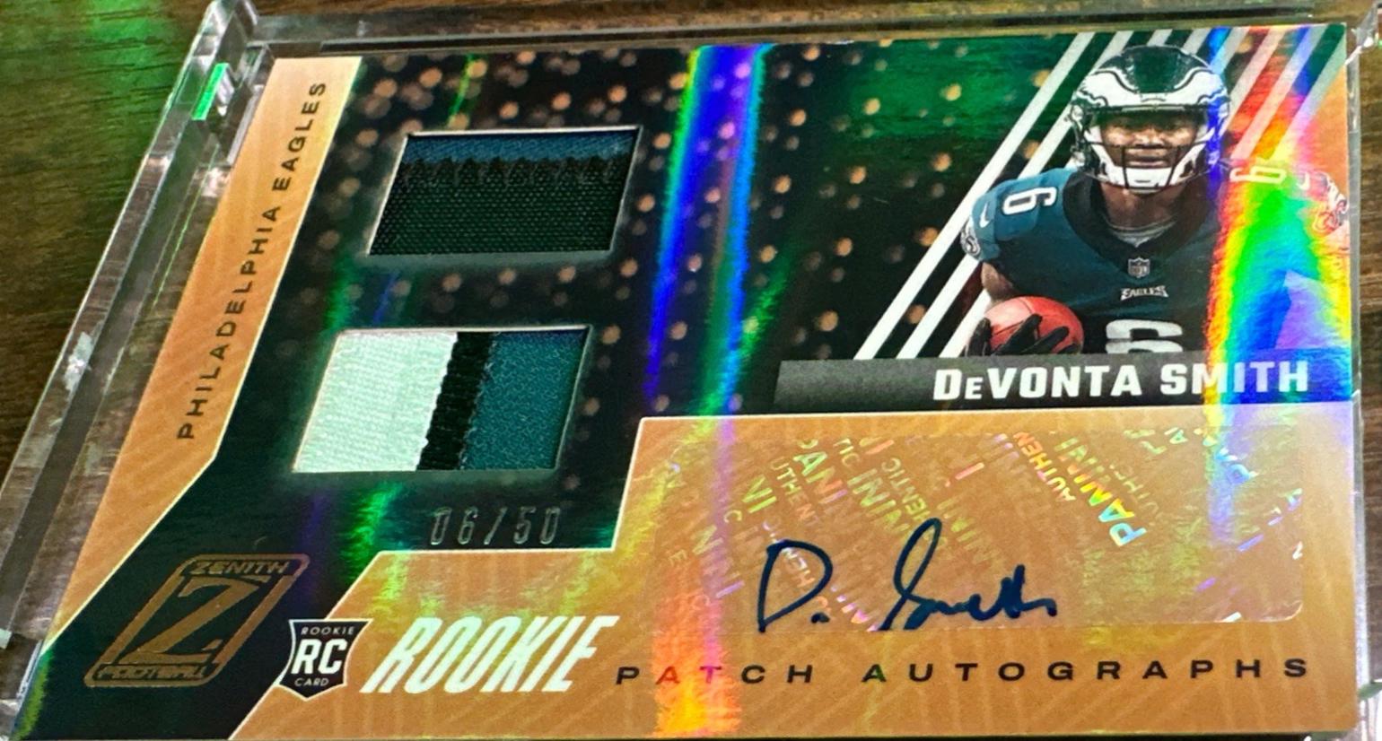 DeVonta Smith [Patch Autograph Platinum] #91