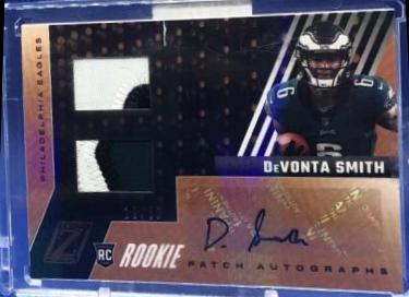 DeVonta Smith [Patch Autograph Sparkle] #91