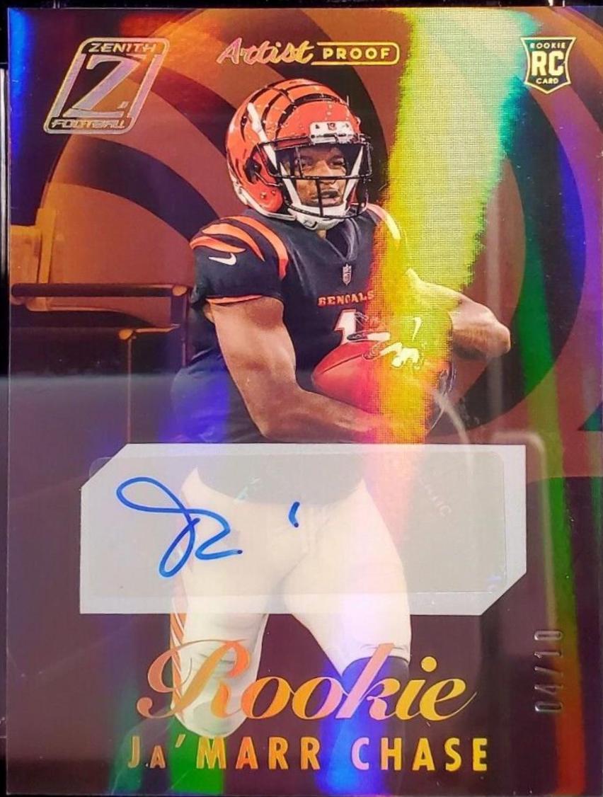 Ja'Marr Chase [Autograph Gold] #62