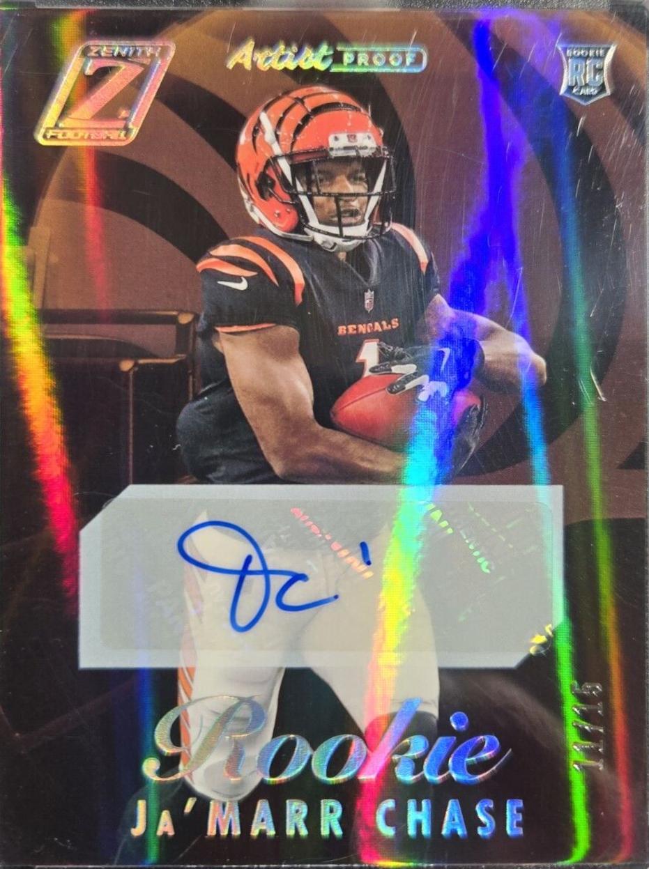 Ja'Marr Chase [Autograph Silver] #62