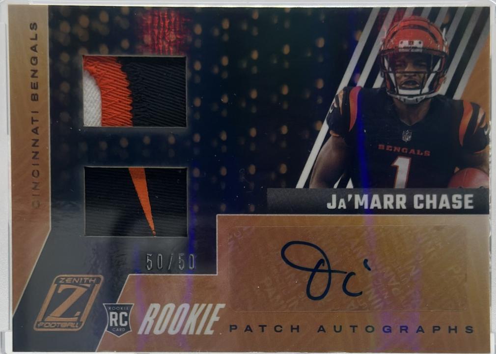 Ja'Marr Chase [Patch Autograph Copper] #92