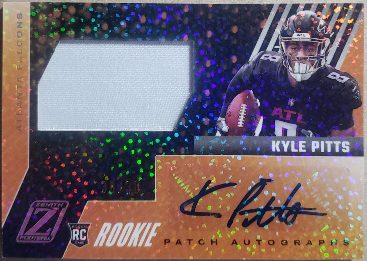 Kyle Pitts [Patch Autograph Sparkle] #90