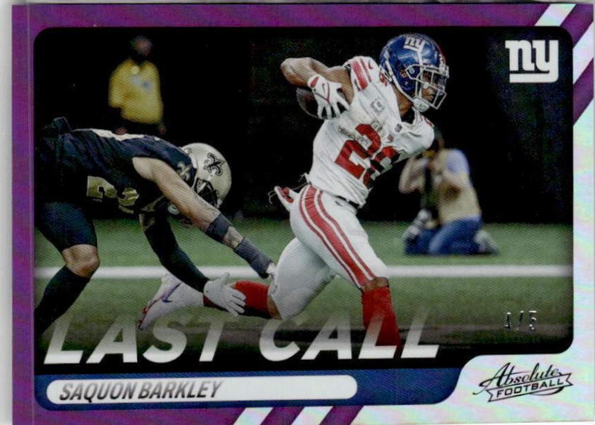 Saquon Barkley [Spectrum Purple] #LC-13