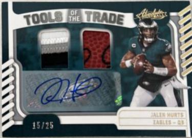 Jalen Hurts [Material Autograph Prime] #TTD-6
