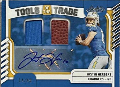 Justin Herbert [Material Autograph] #TTD-1