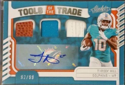 Tyreek Hill [Material Autograph] #TTT-17
