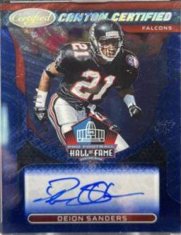 Deion Sanders [Blue Etch] #CCS-DS