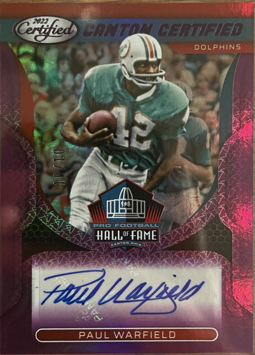 Paul Warfield [Purple] #CCS-PW