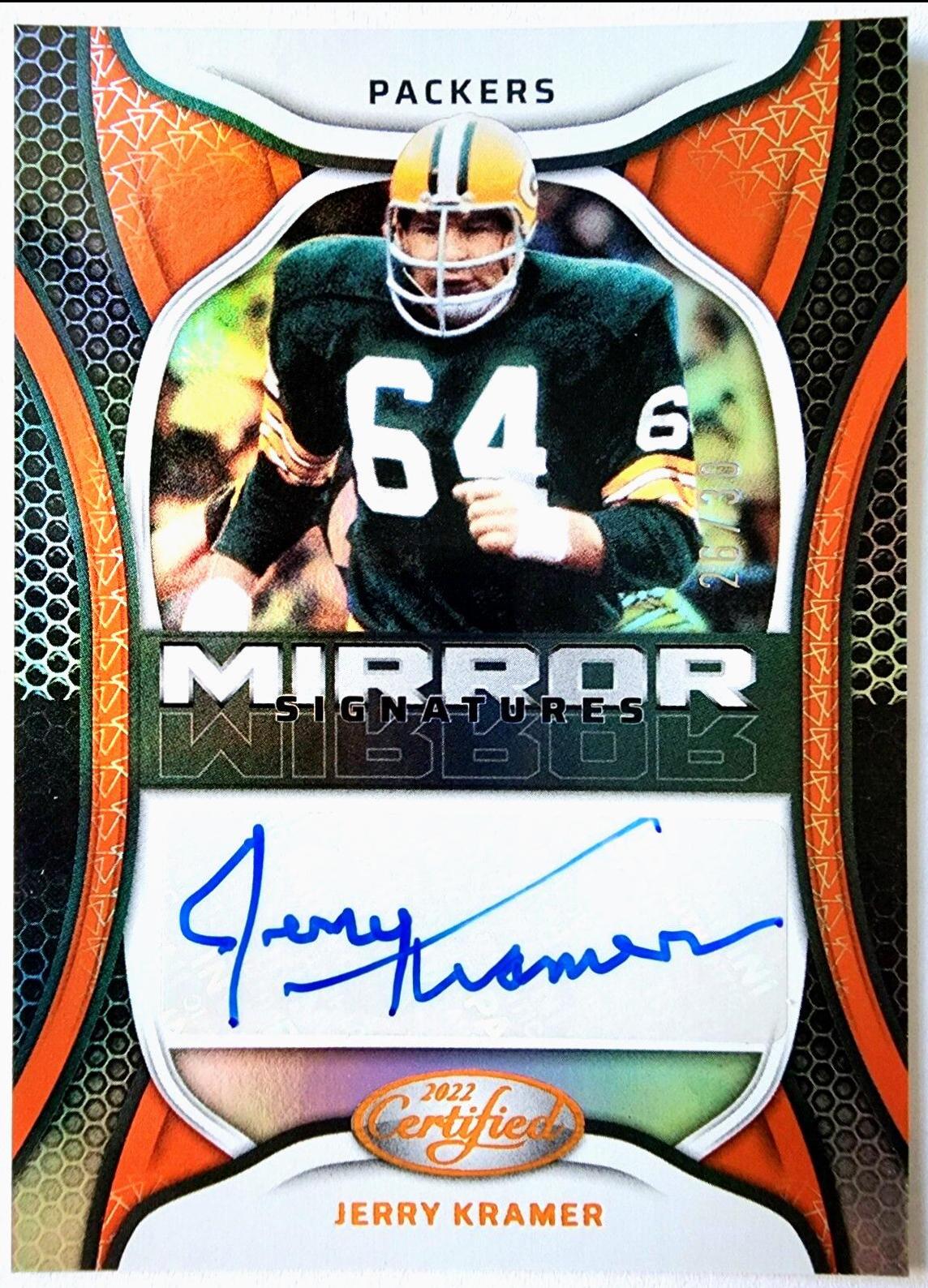 Jerry Kramer [Orange] #MS-JK