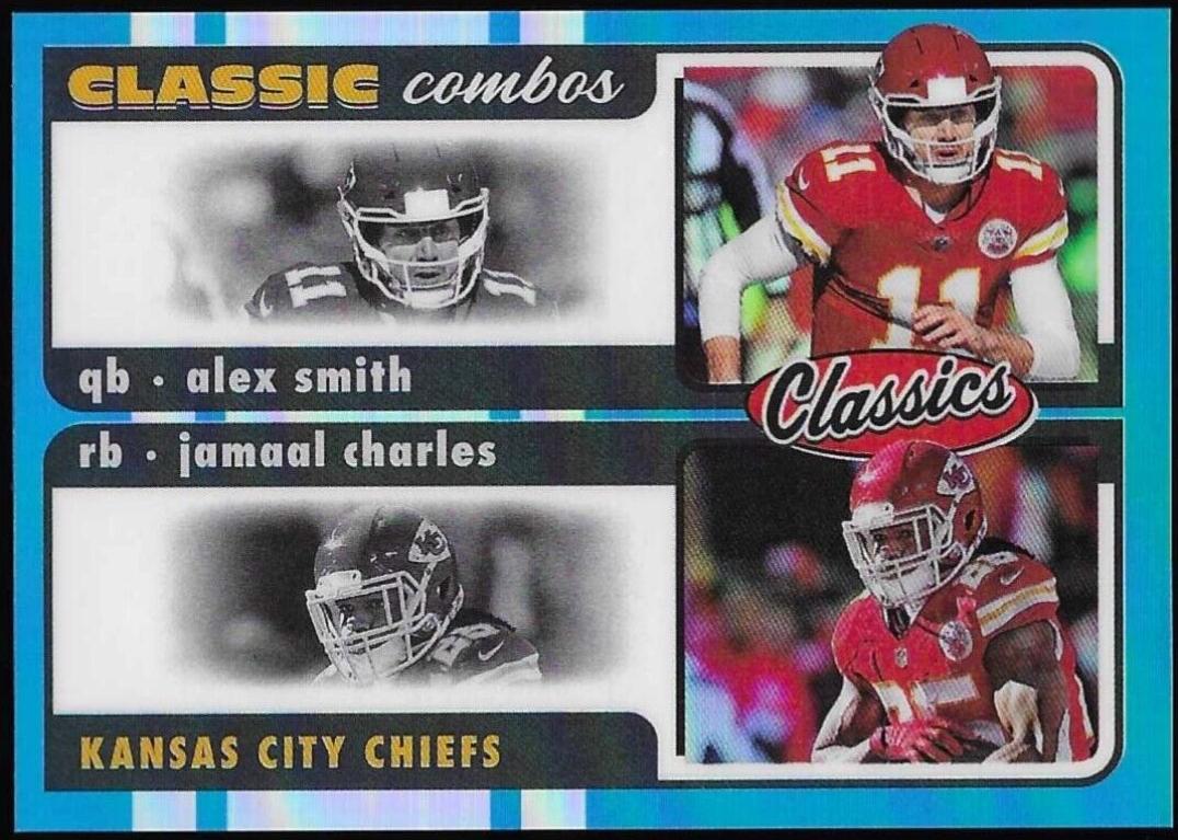 Alex Smith, Jamaal Charles [Blue] #CC-13