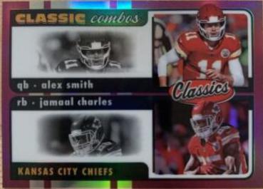 Alex Smith, Jamaal Charles [Purple] #CC-13