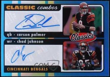 Carson Palmer, Chad Johnson [Signature Blue] #CC-15