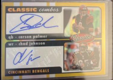 Carson Palmer, Chad Johnson [Signature] #CC-15