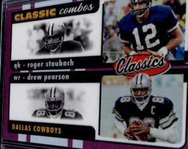 Drew Pearson, Roger Staubach [Purple] #CC-6