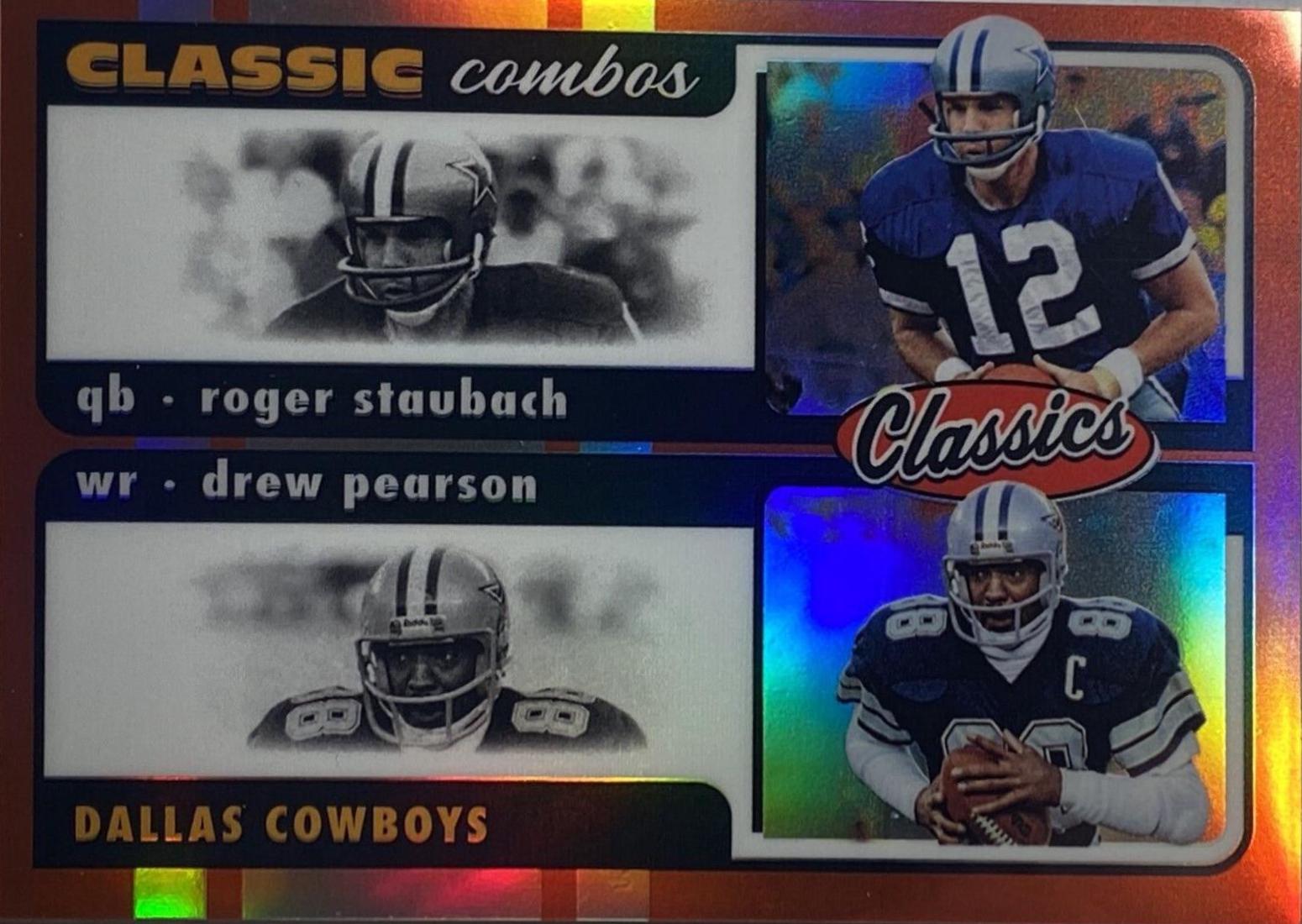 Drew Pearson, Roger Staubach [Red] #CC-6