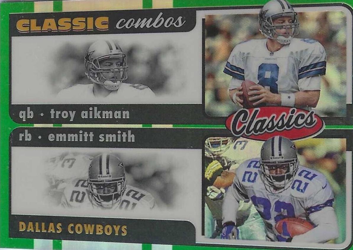 Emmitt Smith, Troy Aikman [Green] #CC-12