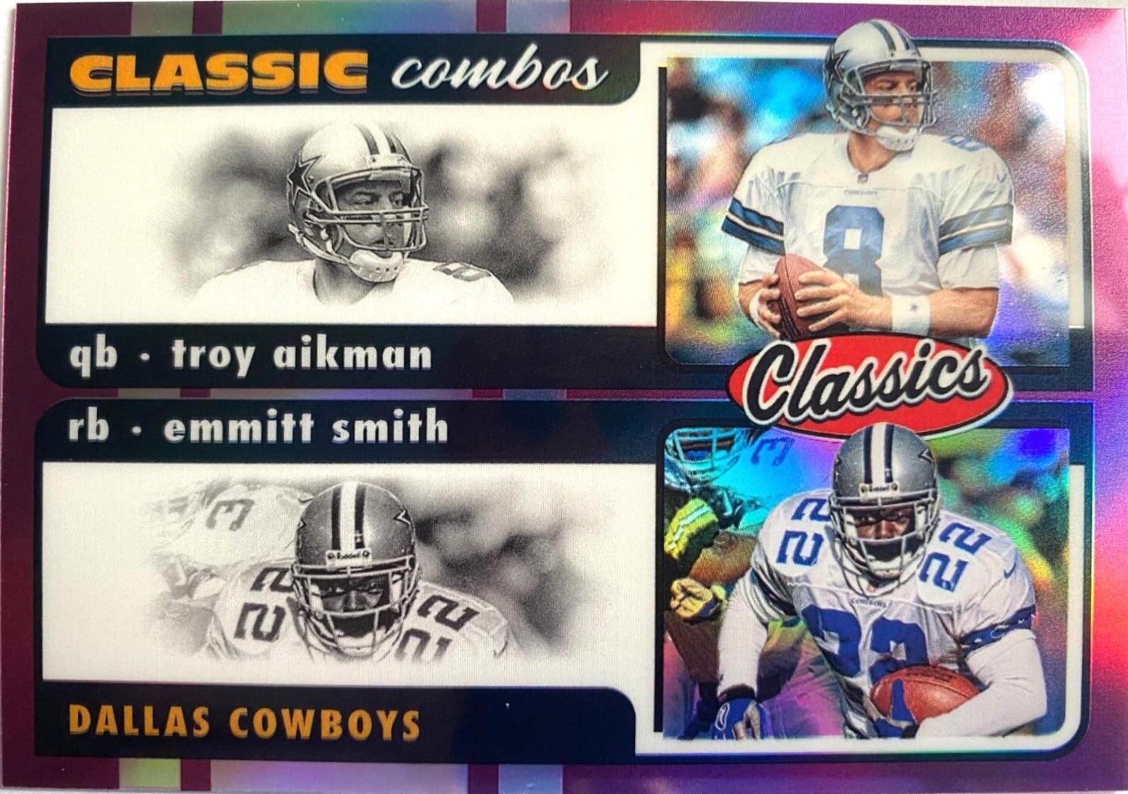 Emmitt Smith, Troy Aikman [Purple] #CC-12