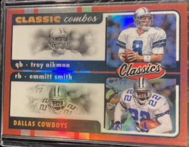 Emmitt Smith, Troy Aikman [Red] #CC-12