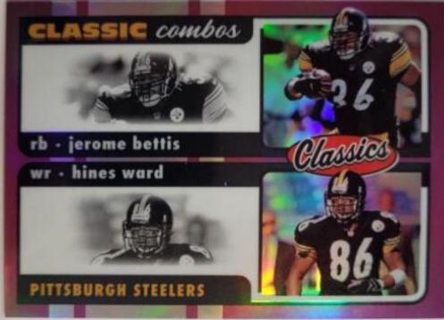 Hines Ward, Jerome Bettis [Purple] #CC-10