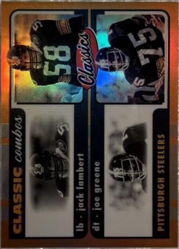 Jack Lambert, Joe Greene [Orange] #CC-4