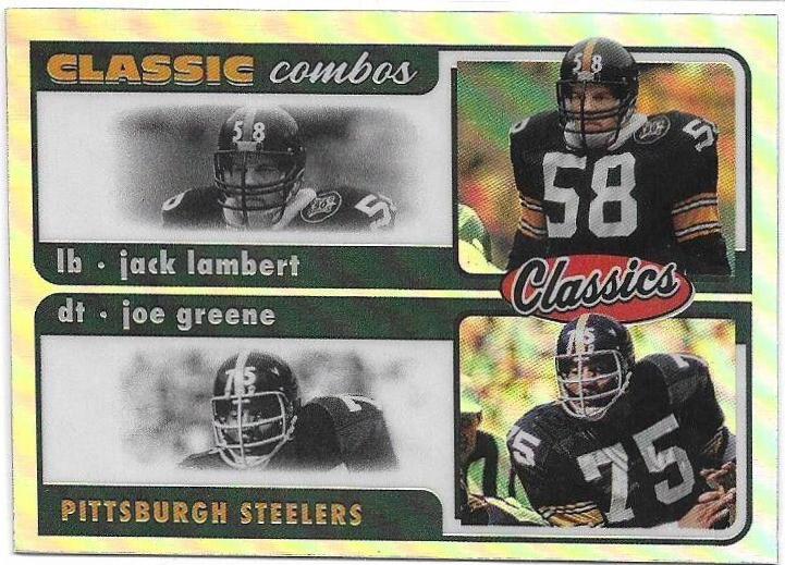 Jack Lambert, Joe Greene [Silver] #CC-4