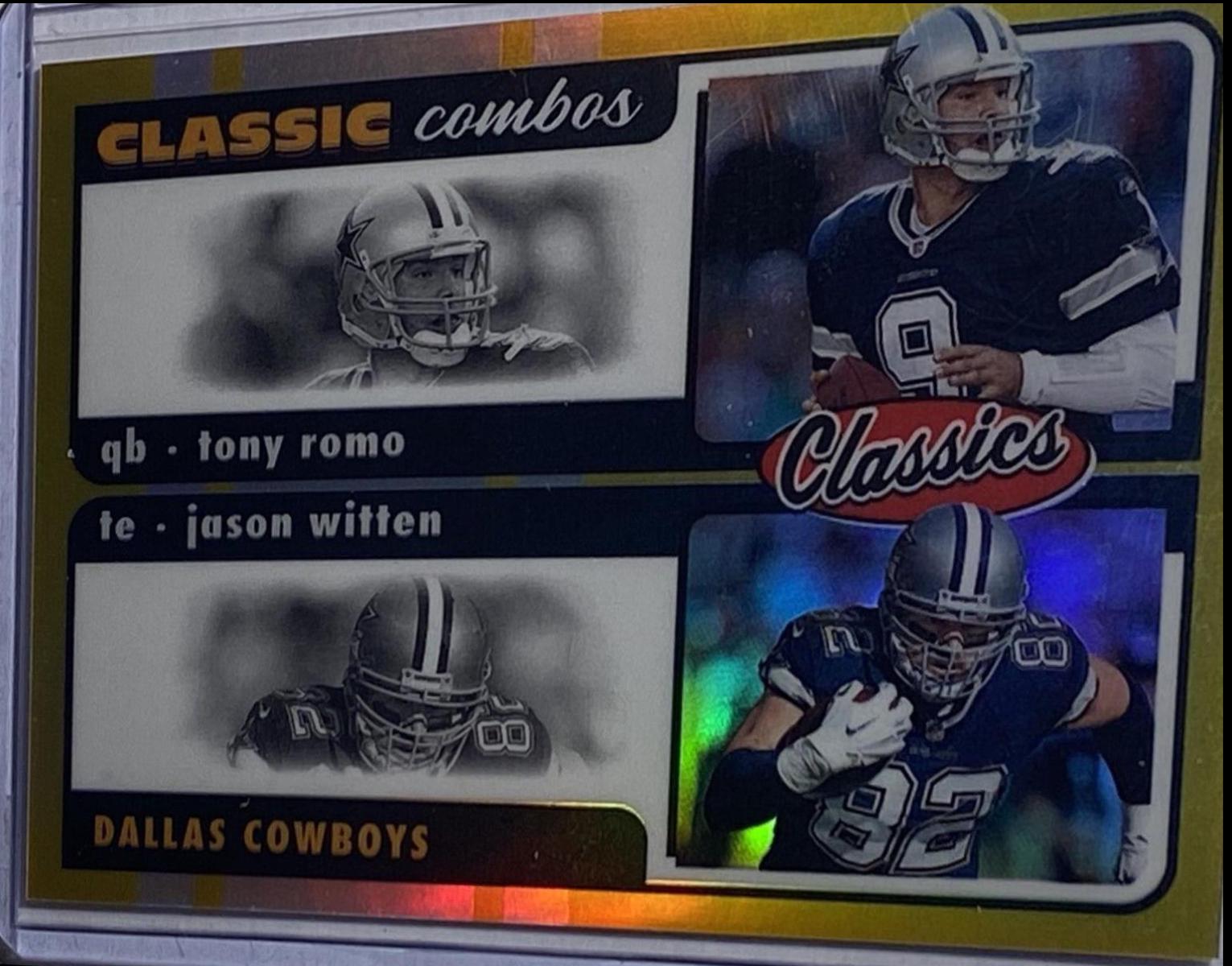 Jason Witten, Tony Romo [Gold] #CC-7