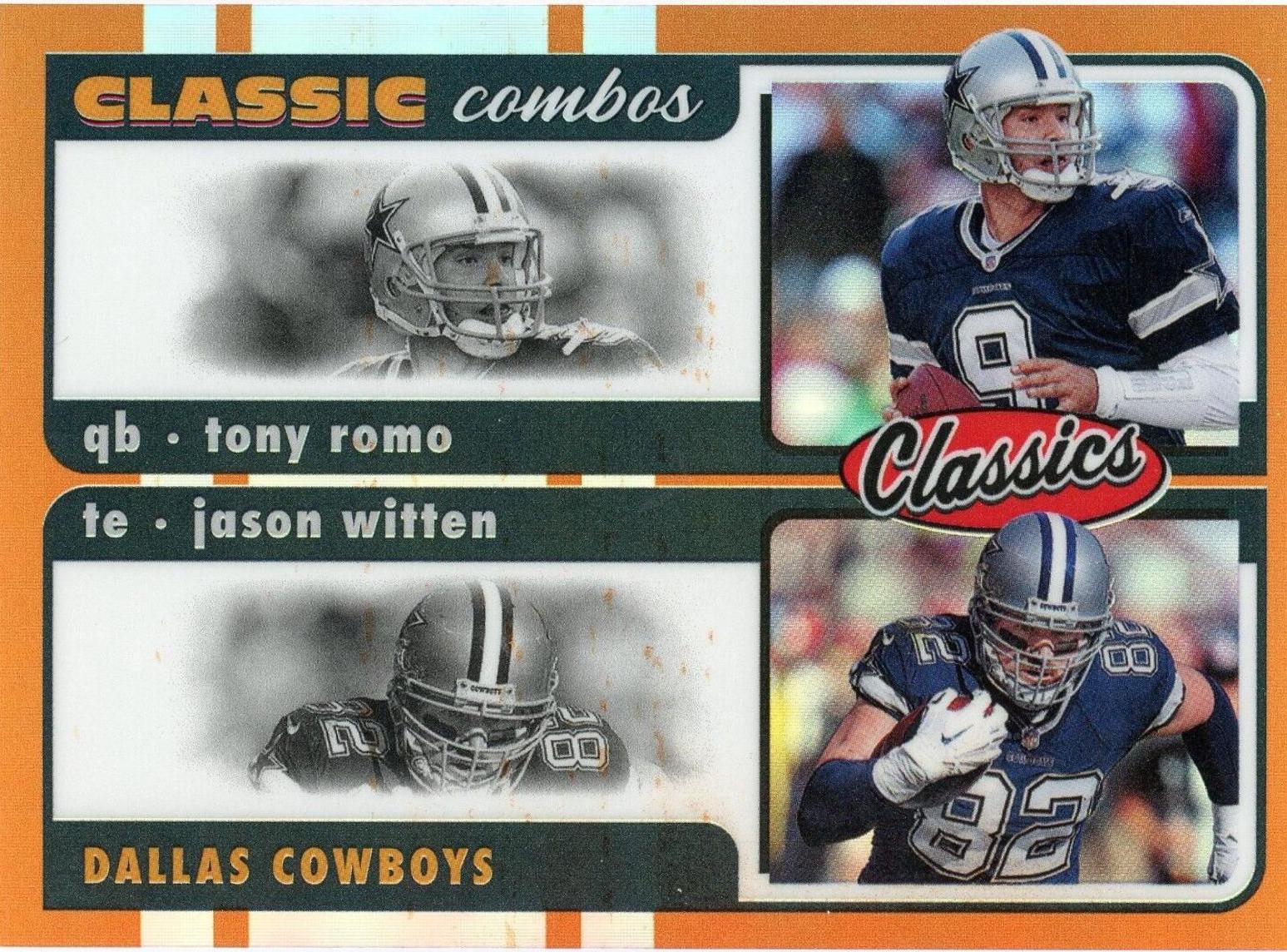 Jason Witten, Tony Romo [Orange] #CC-7
