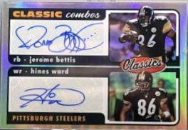Jerome Bettis, Hines Ward [Signature] #CC-10